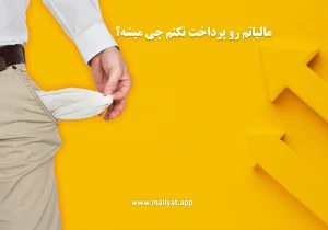 مالیاتم رو پرداخت نکنم چی میشه؟